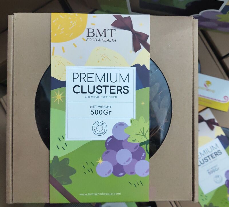 Nho khô nguyên cành Úc Premium Clusters BMT 500g