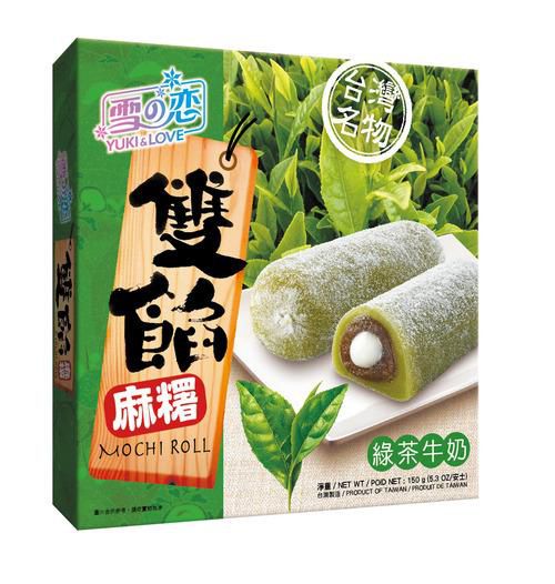 Bánh Mochi cuộn Yuki&Love trà xanh sữa 300g