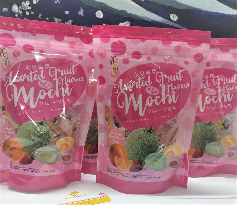 Bánh mochi vị trái cây Đài Loan gói 120g