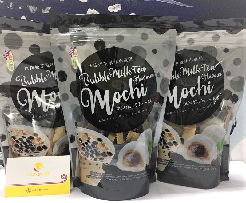 Bánh mochi Bubble vị trà sữa trân châu gói 120g