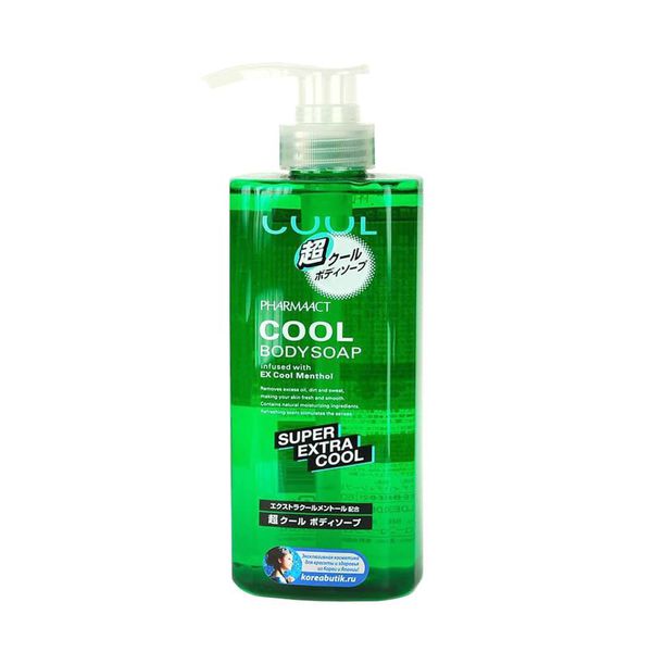 Sữa tắm nam mát lạnh Cool Pharmaact Super Extra 600ml xanh lá