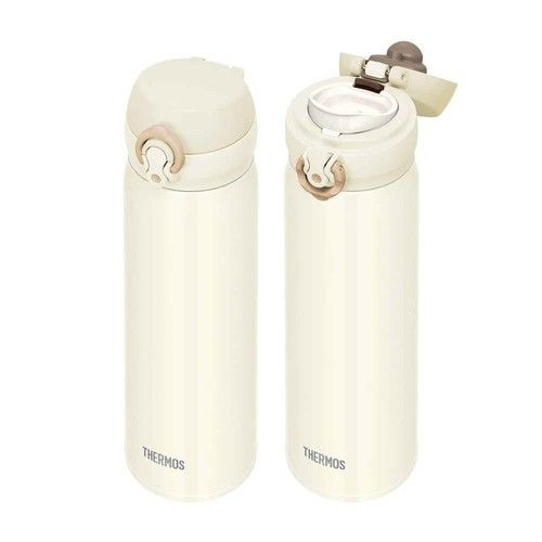 Bình giữ nhiệt Thermos 0.5L nắp bật màu trắng