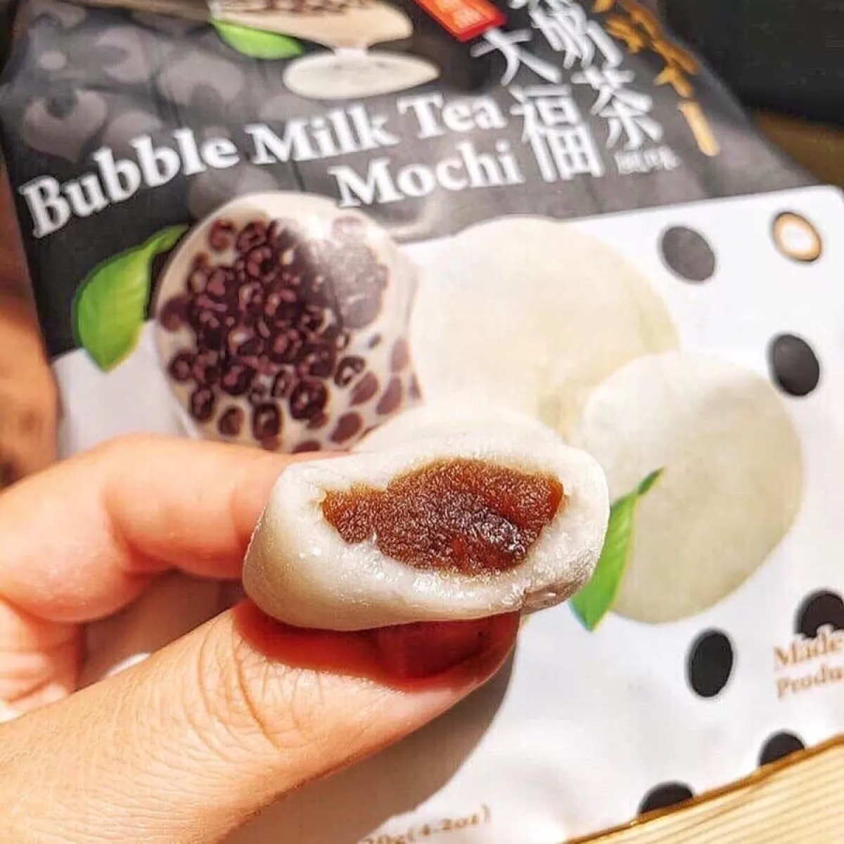 Bánh mochi Bubble vị trà sữa trân châu gói 120g