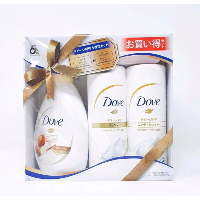 Bộ sữa tắm,gội xả DOVE hương Shea butter và vanilla