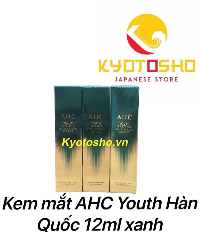 Kem mắt AHC Youth Hàn Quốc 12ml xanh