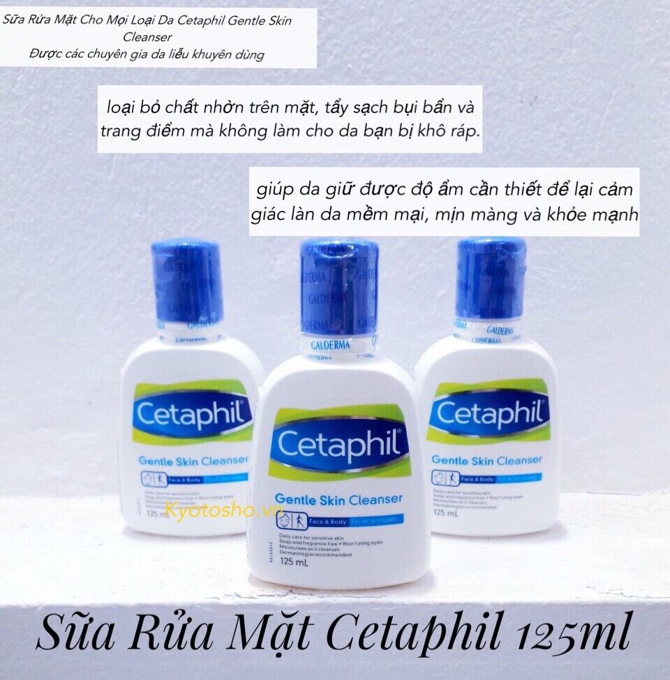 Sữa Rửa Mặt Dịu Nhẹ Cetaphil 125ml