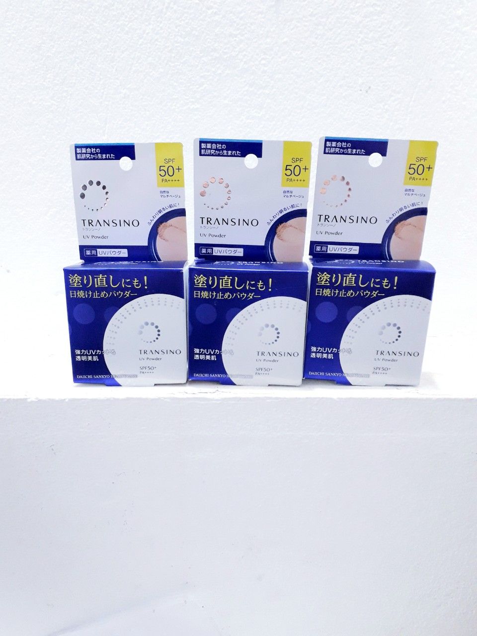 Phấn phủ Transino UV Powder SPF50+ PA++++ 12g mới