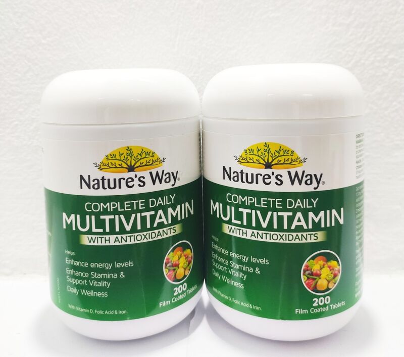 Vitamin tảo tổng hợp Natures Way 200v