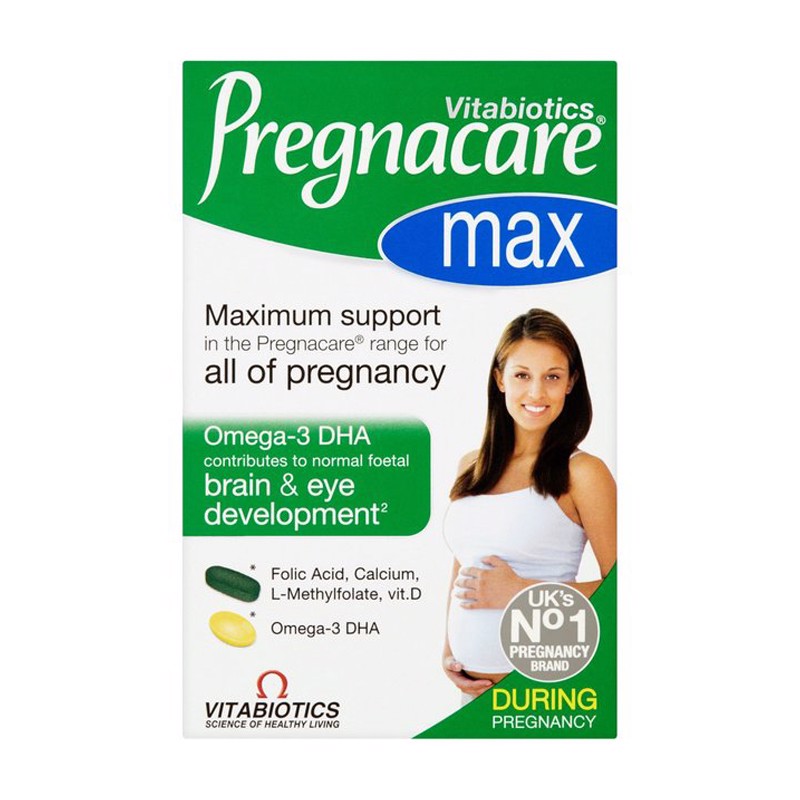 Viên uống Pregnacare bổ sung Vitamin và Omega-3 cho bà bầu 84v