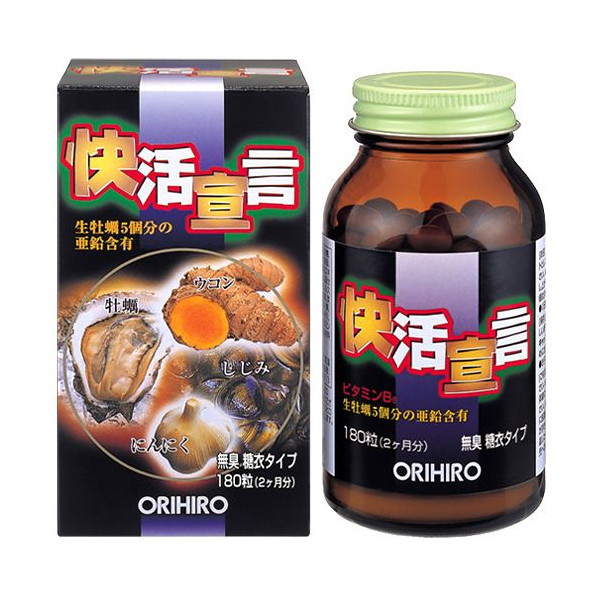 Tinh chất hàu nghệ tỏi Orihiro 180 Viên(T24)