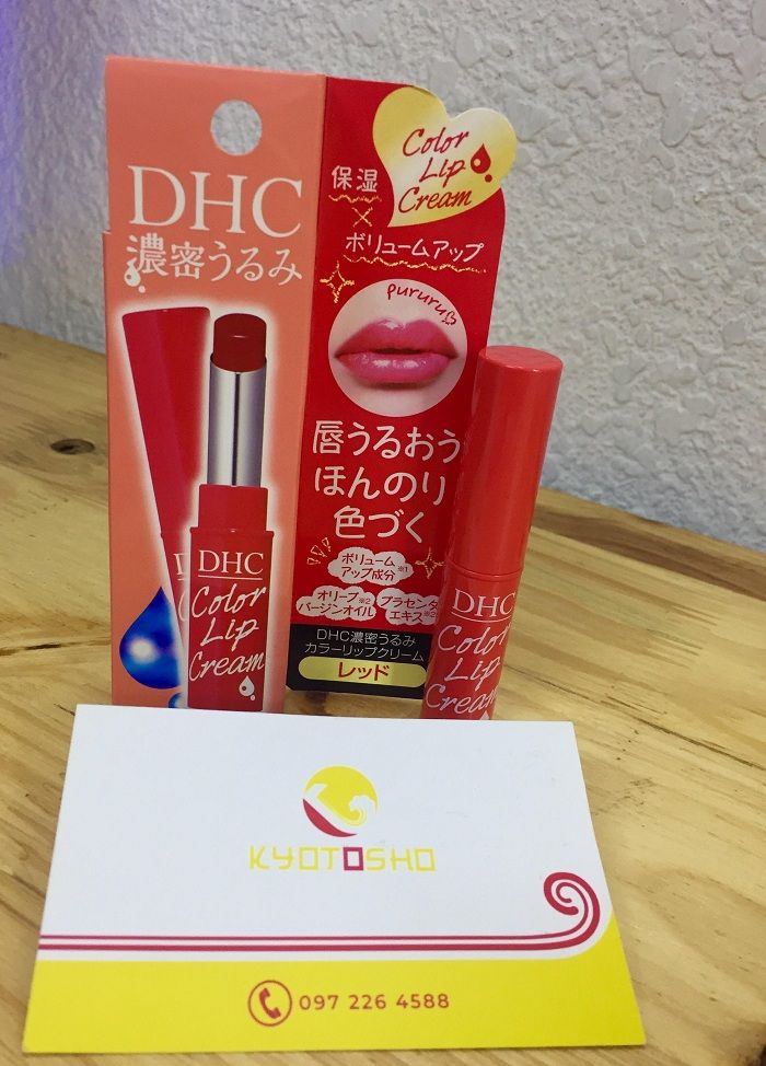 Son dưỡng DHC Color Lip Cream 1.5g 8967 màu đỏ