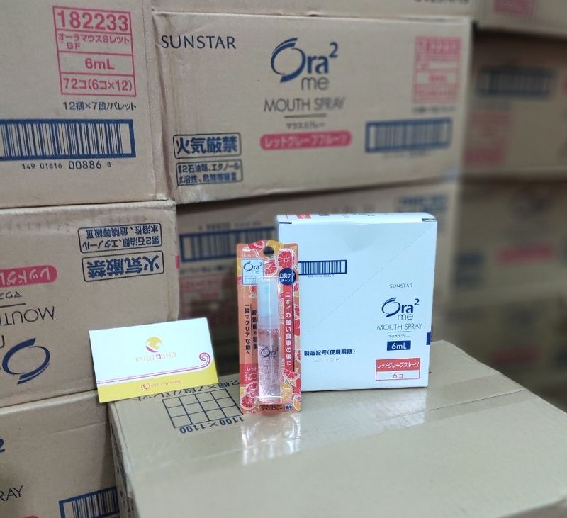 Xịt thơm miệng Ora2 Sunstar 6ml hương bưởi