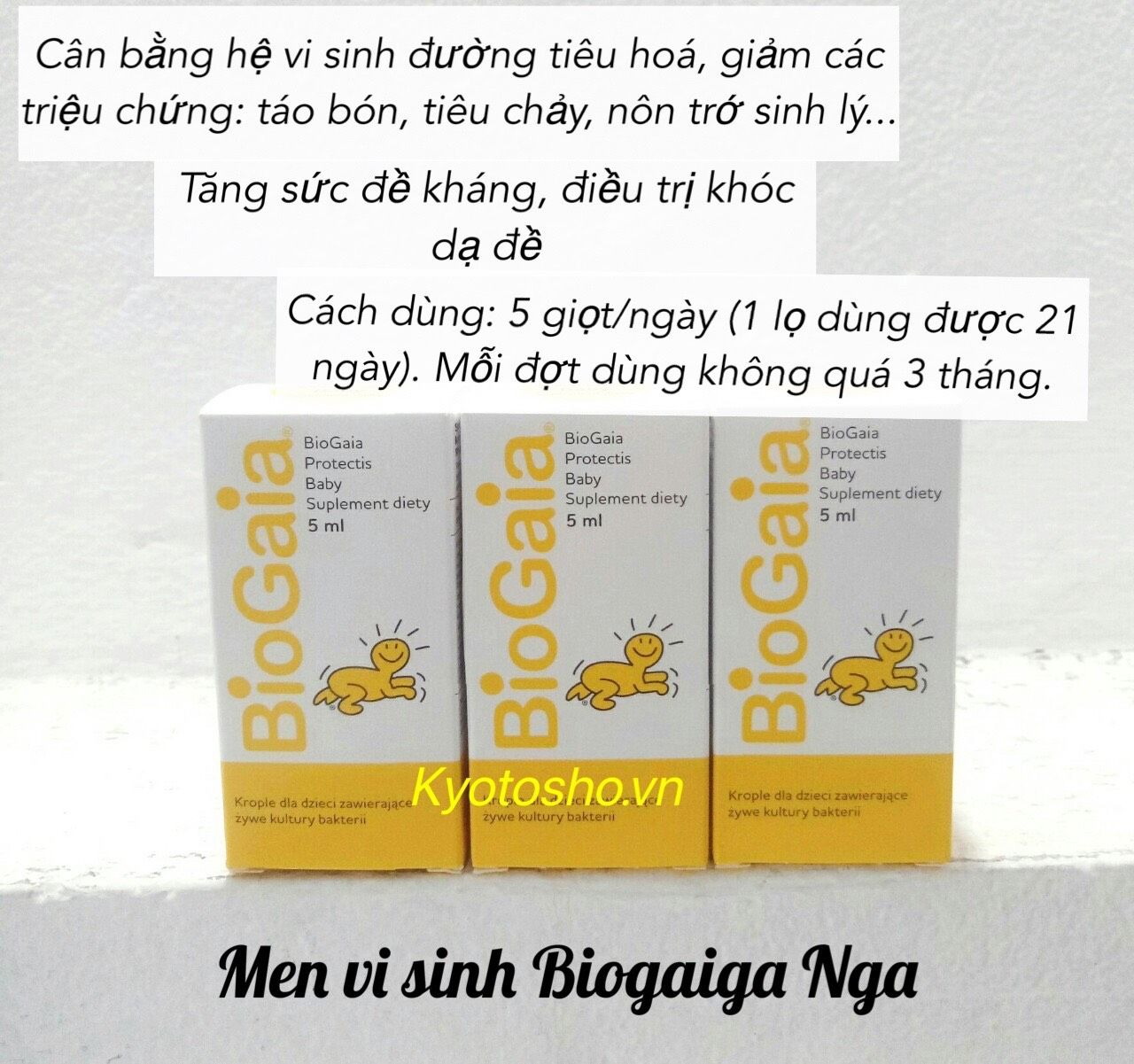 BioGaia Protectis Baby gtt 5ml giọt lợi khuẩn cho bé