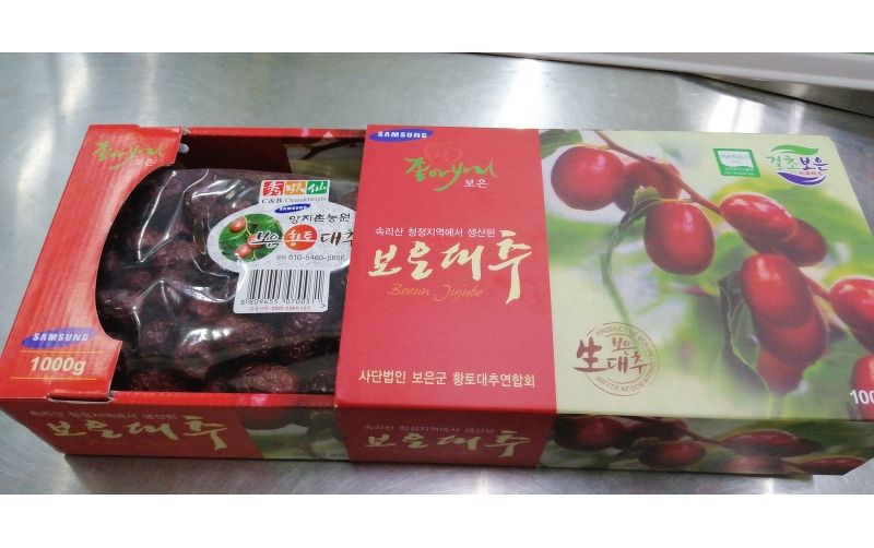 Táo đỏ sấy khô hàn quốc 1kg