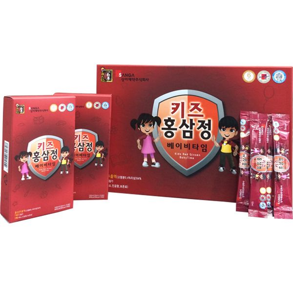 Nước hồng sâm baby Sanga Hàn Quốc 10ml - hộp 30 gói