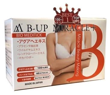 Viên uống nở ngực, mông B-Up Miracle + 60 viên Nhật Bản