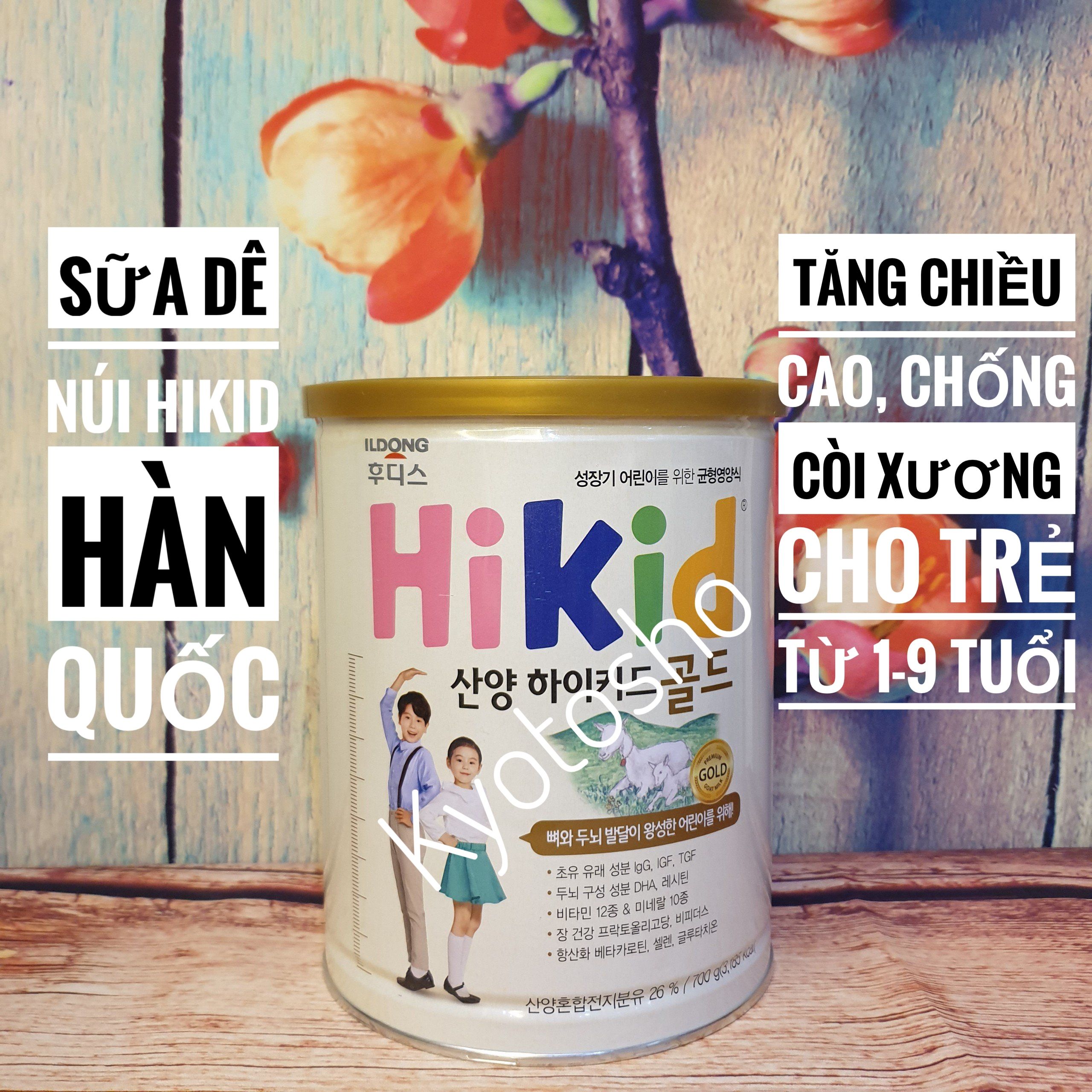 Sữa Dê Hikid Hàn Quốc 650g