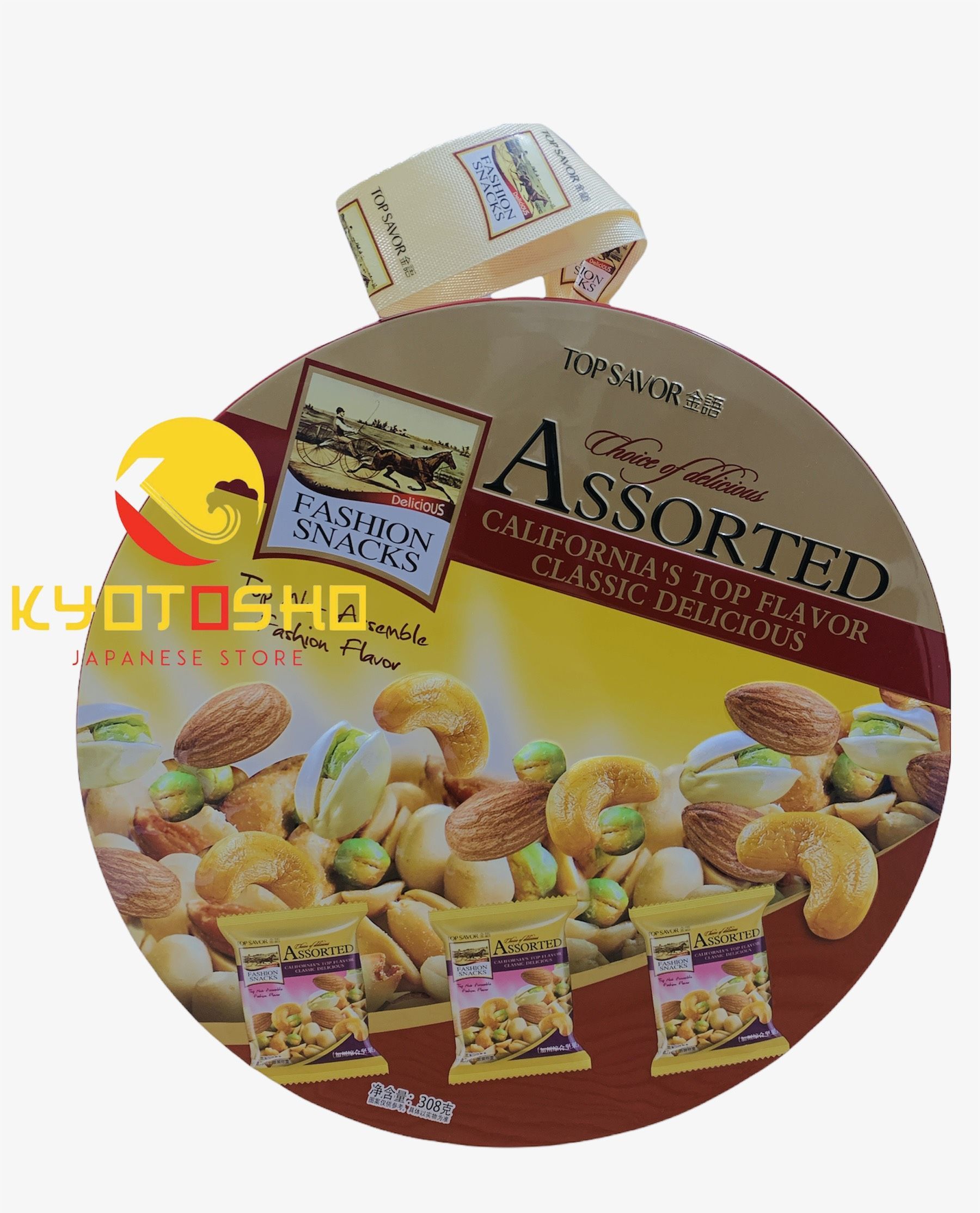 Hạt mix TOP SAVOR hộp tròn 308g