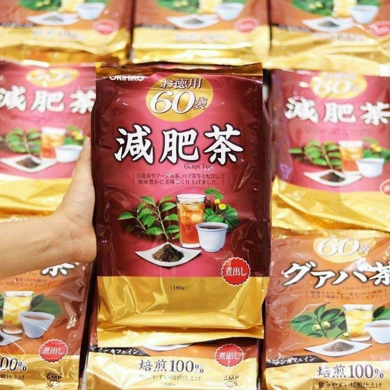 Trà giảm mỡ bụng Genpi Orihiro 60 gói(24g/thùng)