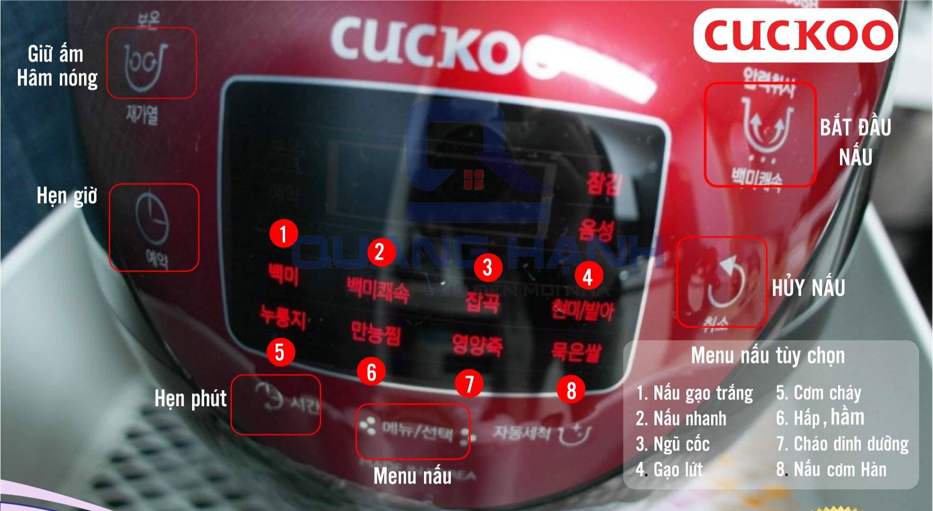 Nồi Cơm Áp Suất Điện Tử CUCKOO CRP-N0680SR 1.08L