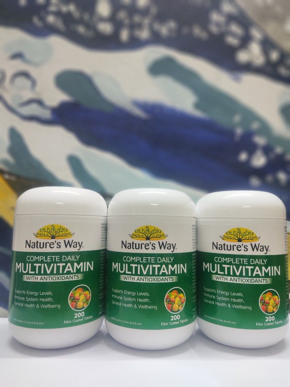 Vitamin tảo tổng hợp Natures Way 200v mẫu mới