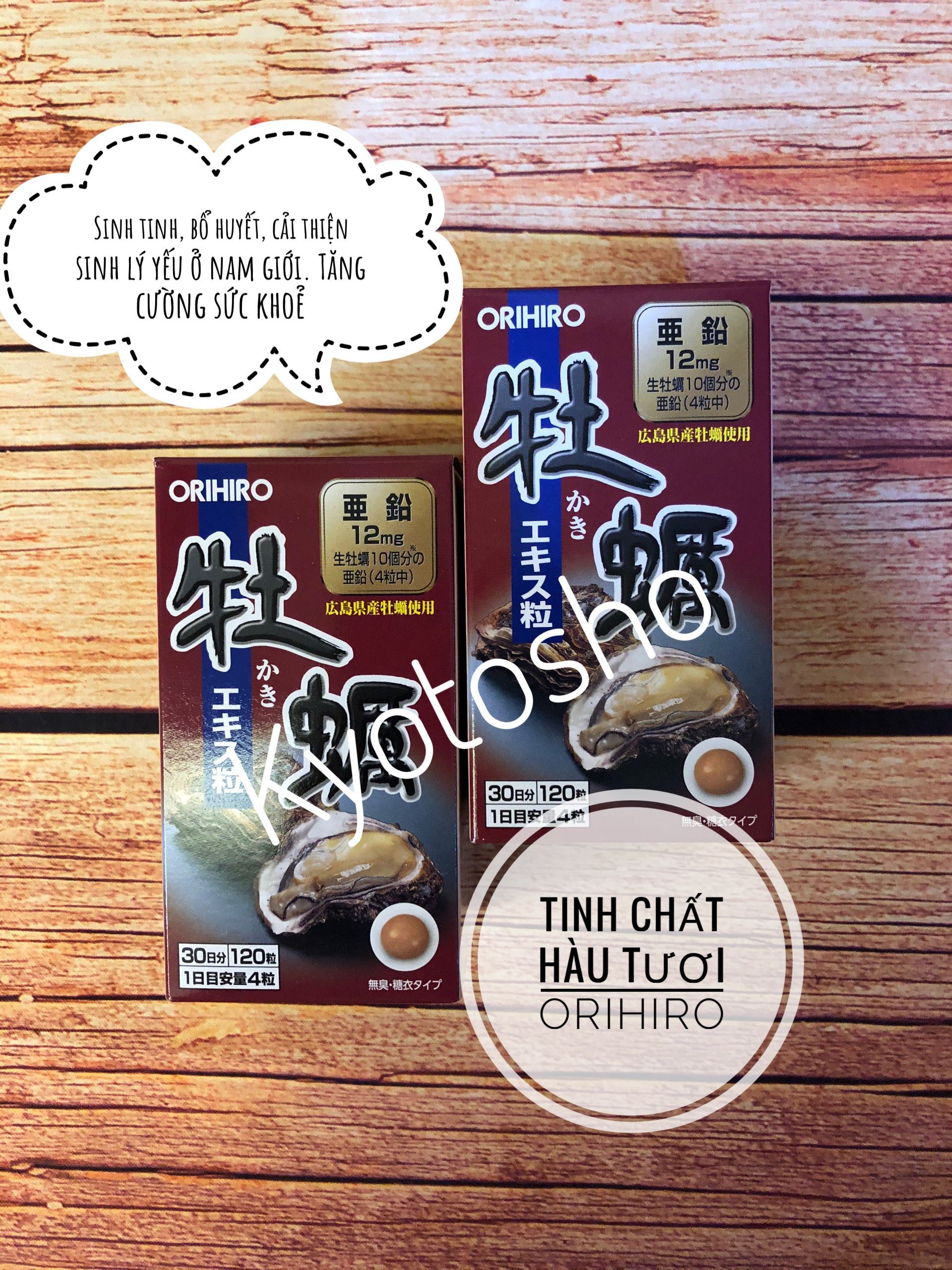 Tinh chất hàu tươi Orihiro 120 Viên(T24)