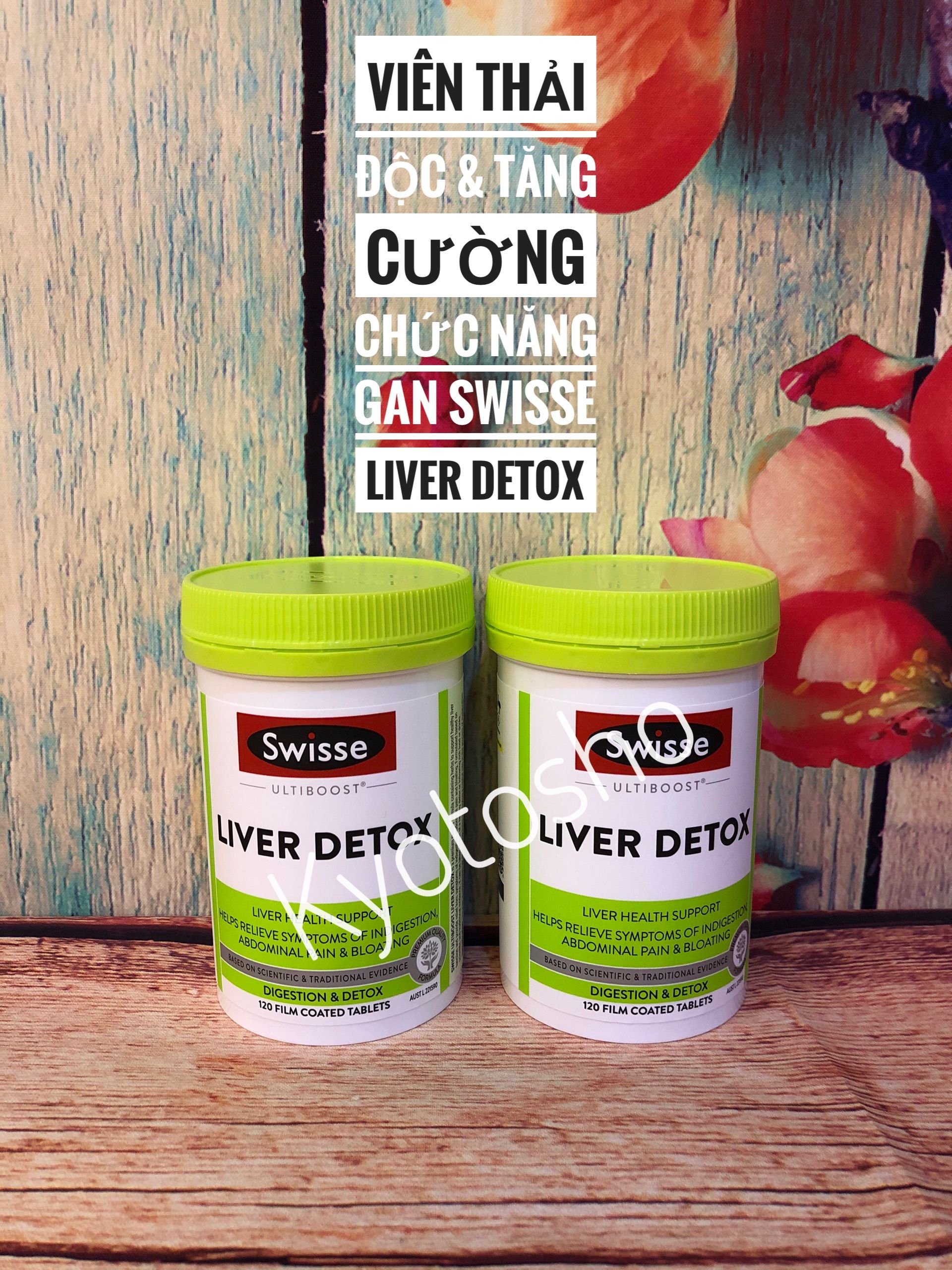 Viên uống thải độc gan Úc Swisse Liver Detox 120 viên