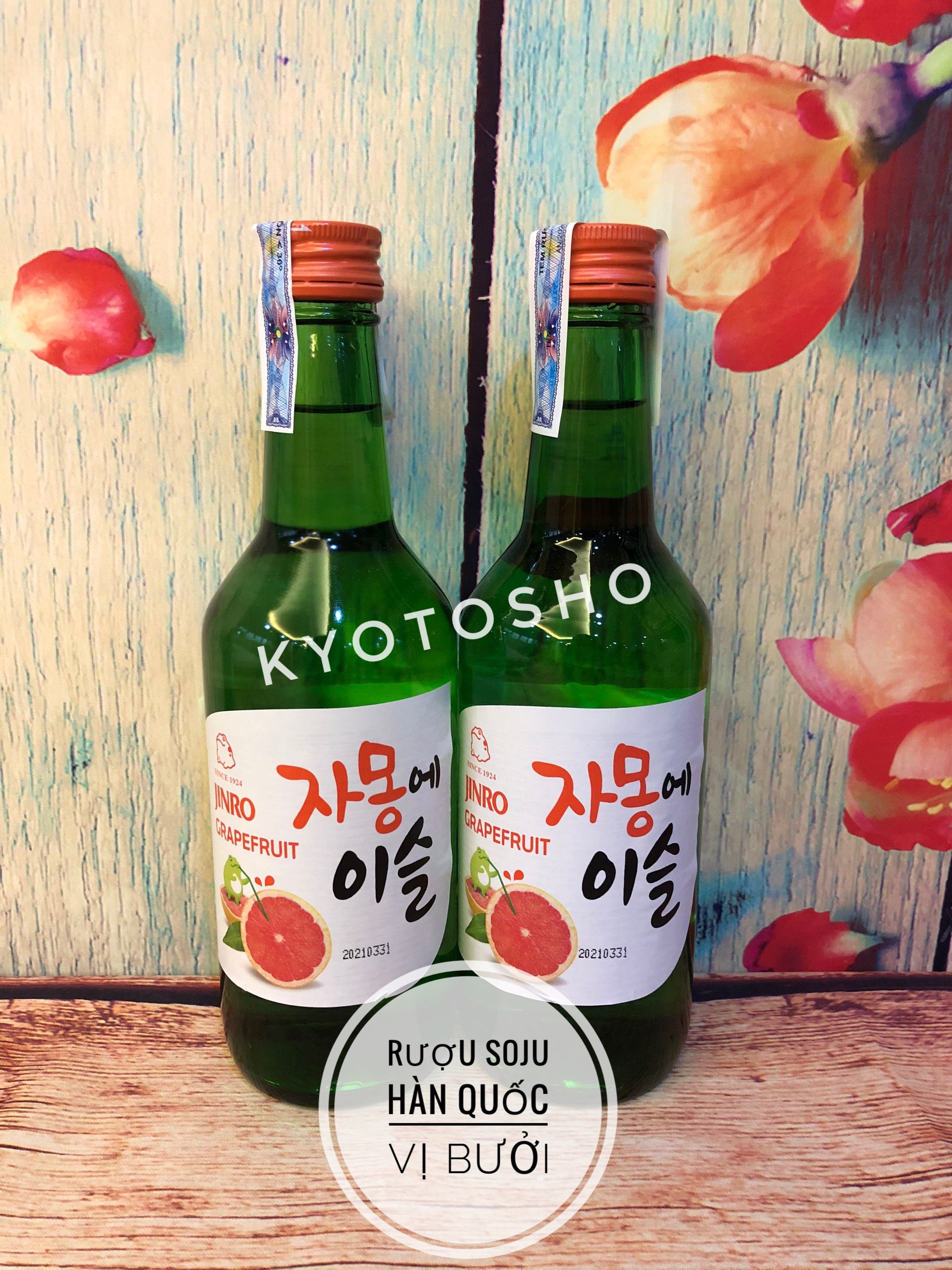 Rượu soju Jinro bưởi 360ml