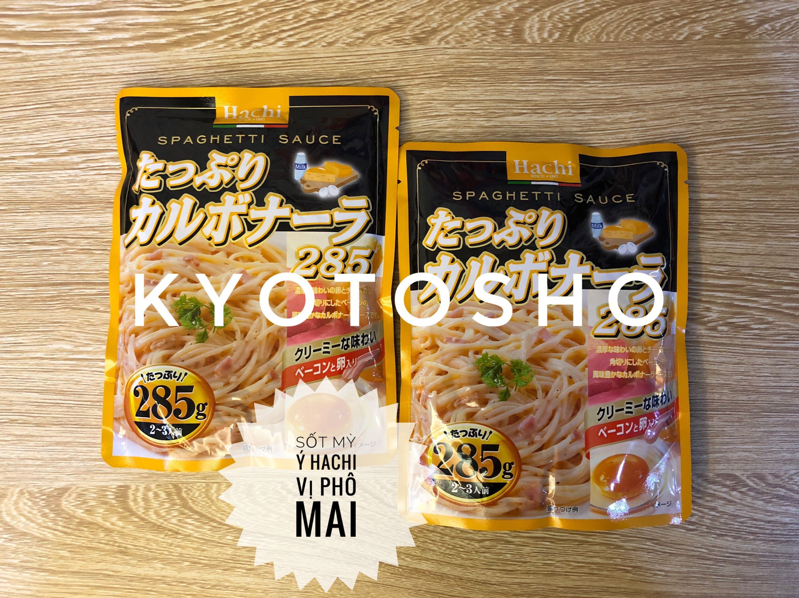 Sốt Mì Spagetti Phô Mai Carbonara Hachi 285G