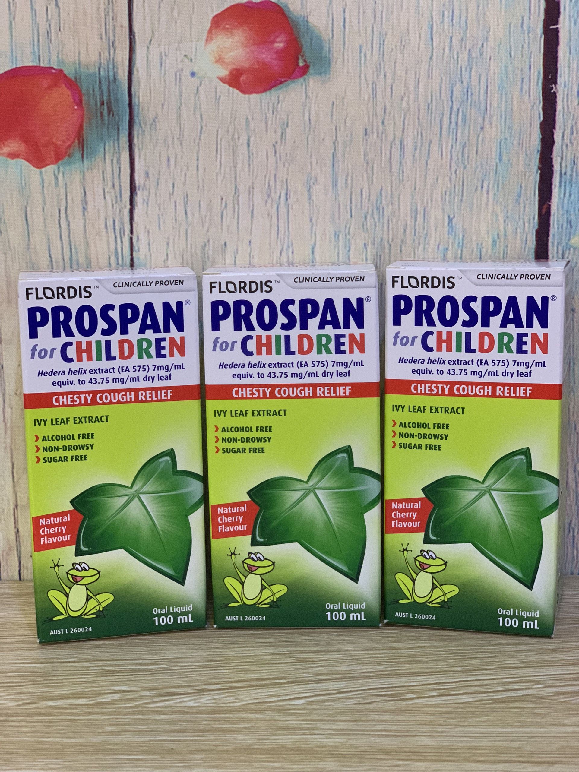 Siro ho cho bé Prospan for Children chai 100ml ÚC