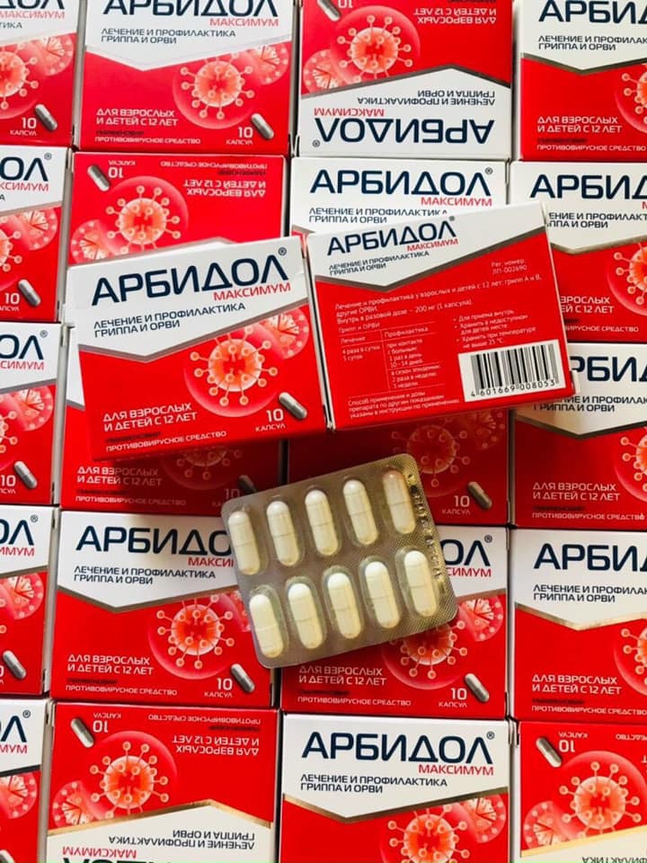 Viên uống kháng diệt virut Abidol (10v ) 200mg