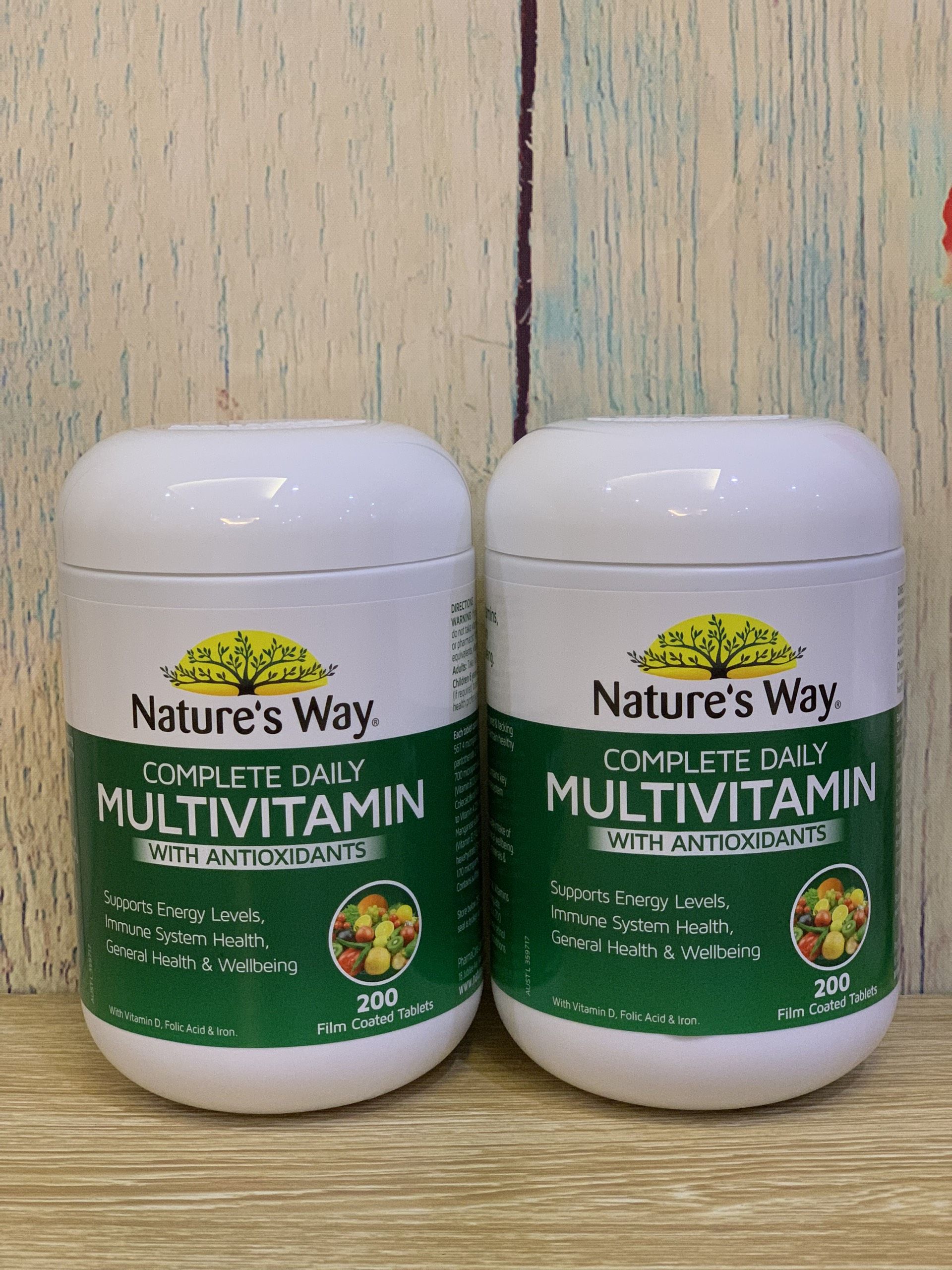 Vitamin tảo tổng hợp Natures Way 200v mẫu mới