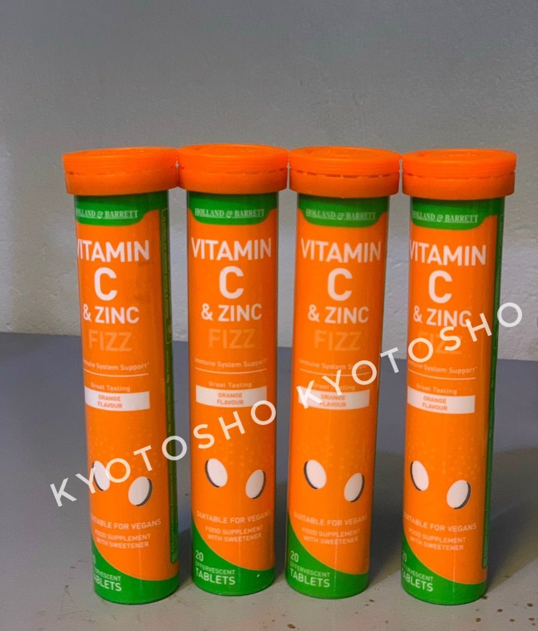 VIÊN SỦI VITAMIN C &amp; ZINC HOLLAND BARRETT 20V