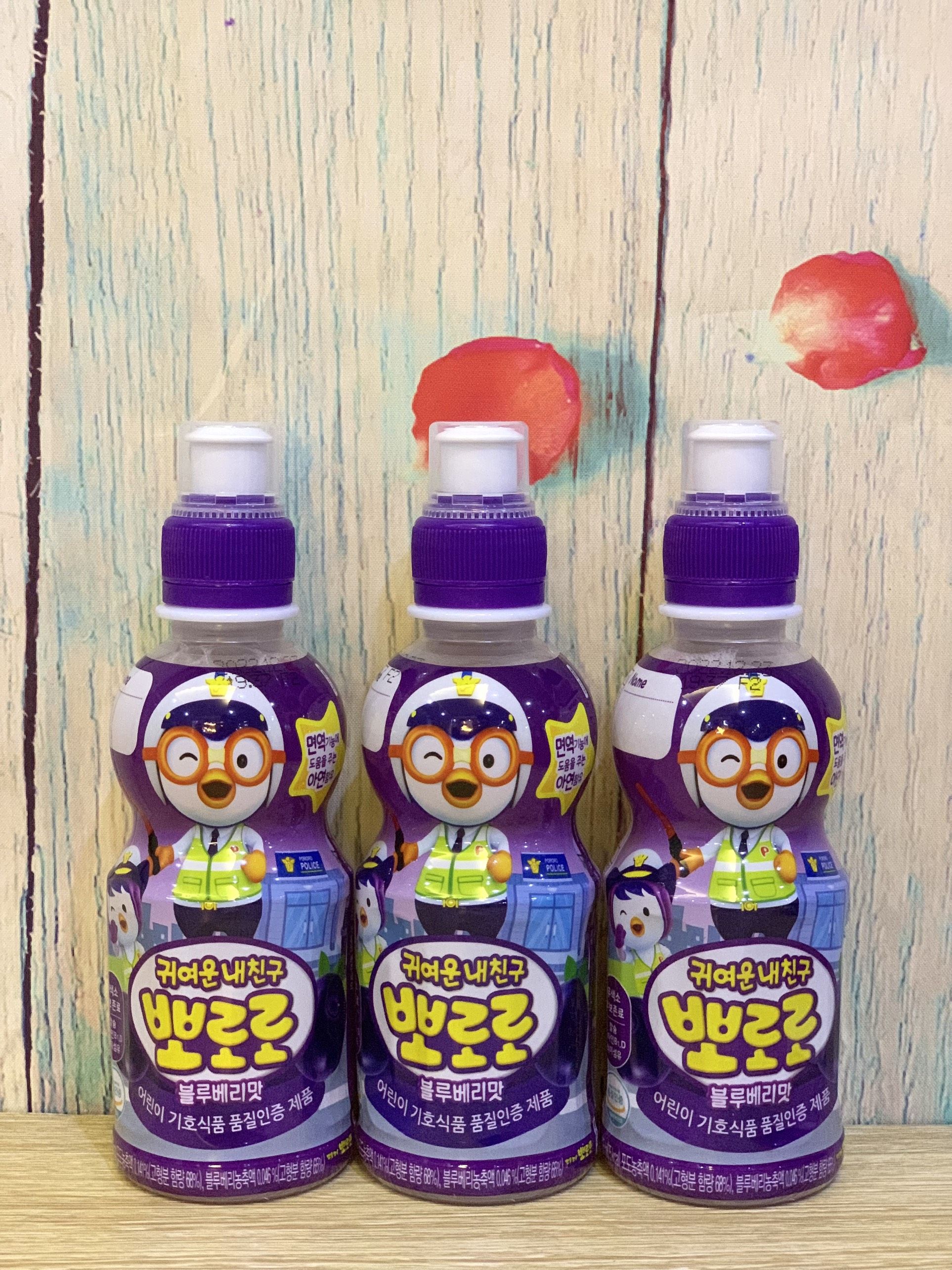 Nước trái cây Pororo vị việt quất cho bé 235ml