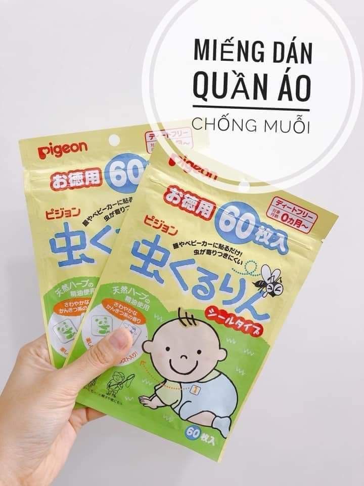 Miếng dán chống muỗi Pigeon 60 miếng