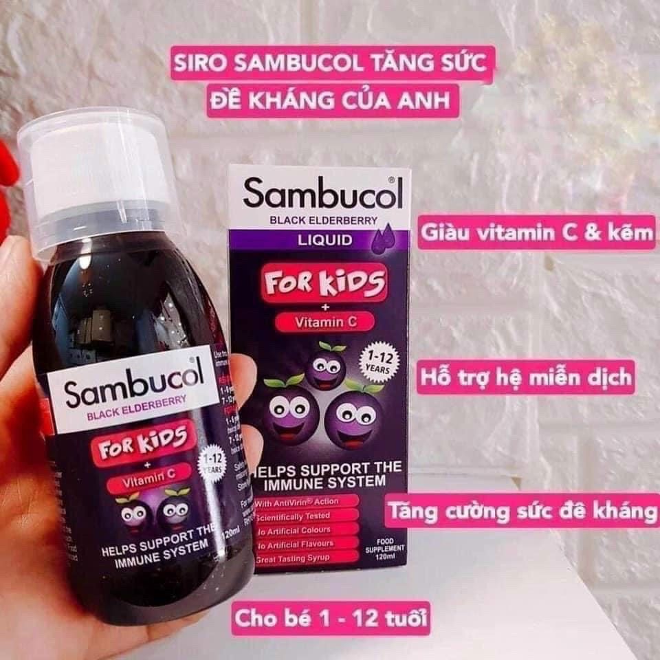 Siro Sambucol tăng sức đề kháng 120ml
