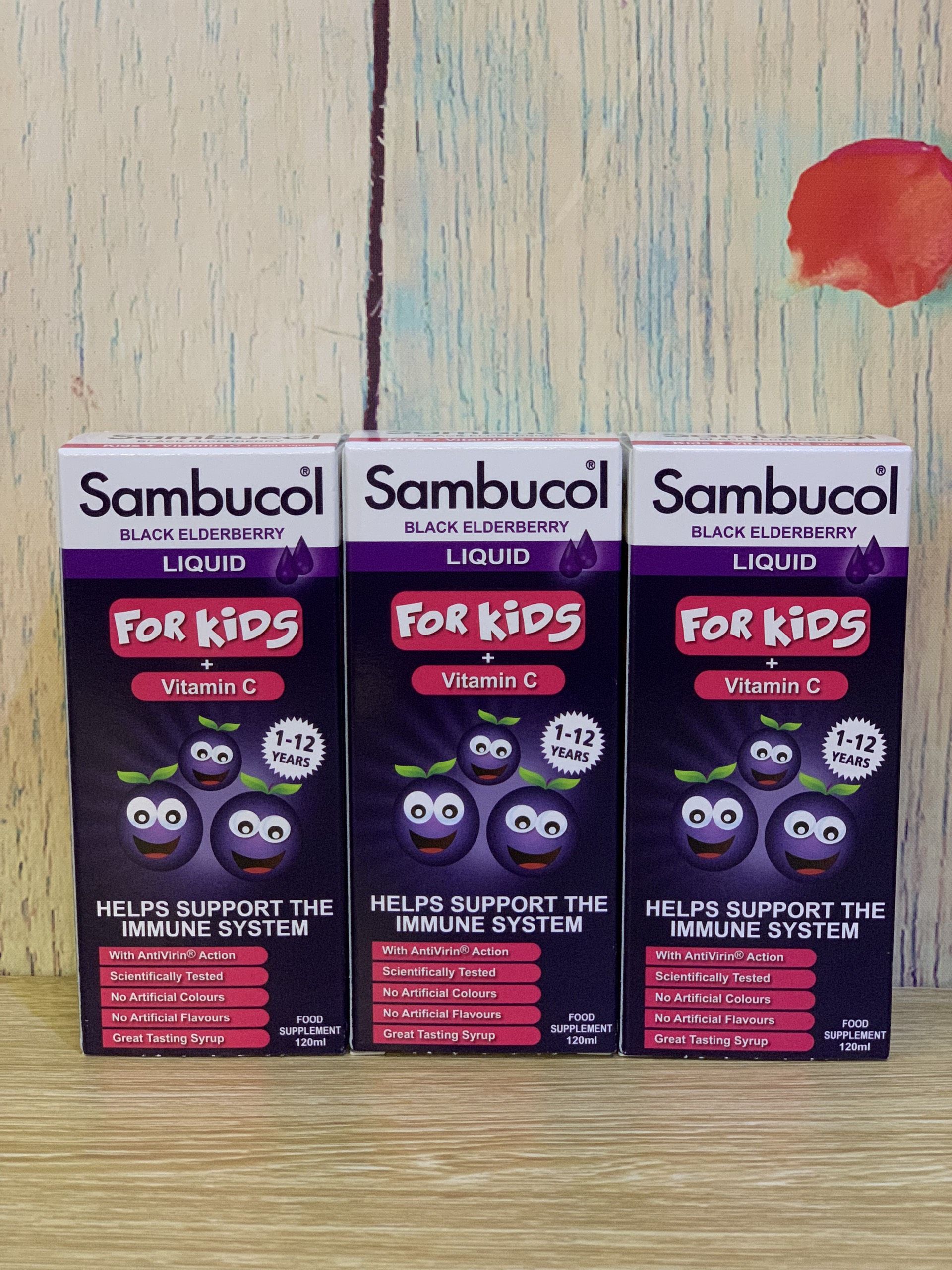 Siro Sambucol tăng sức đề kháng 120ml