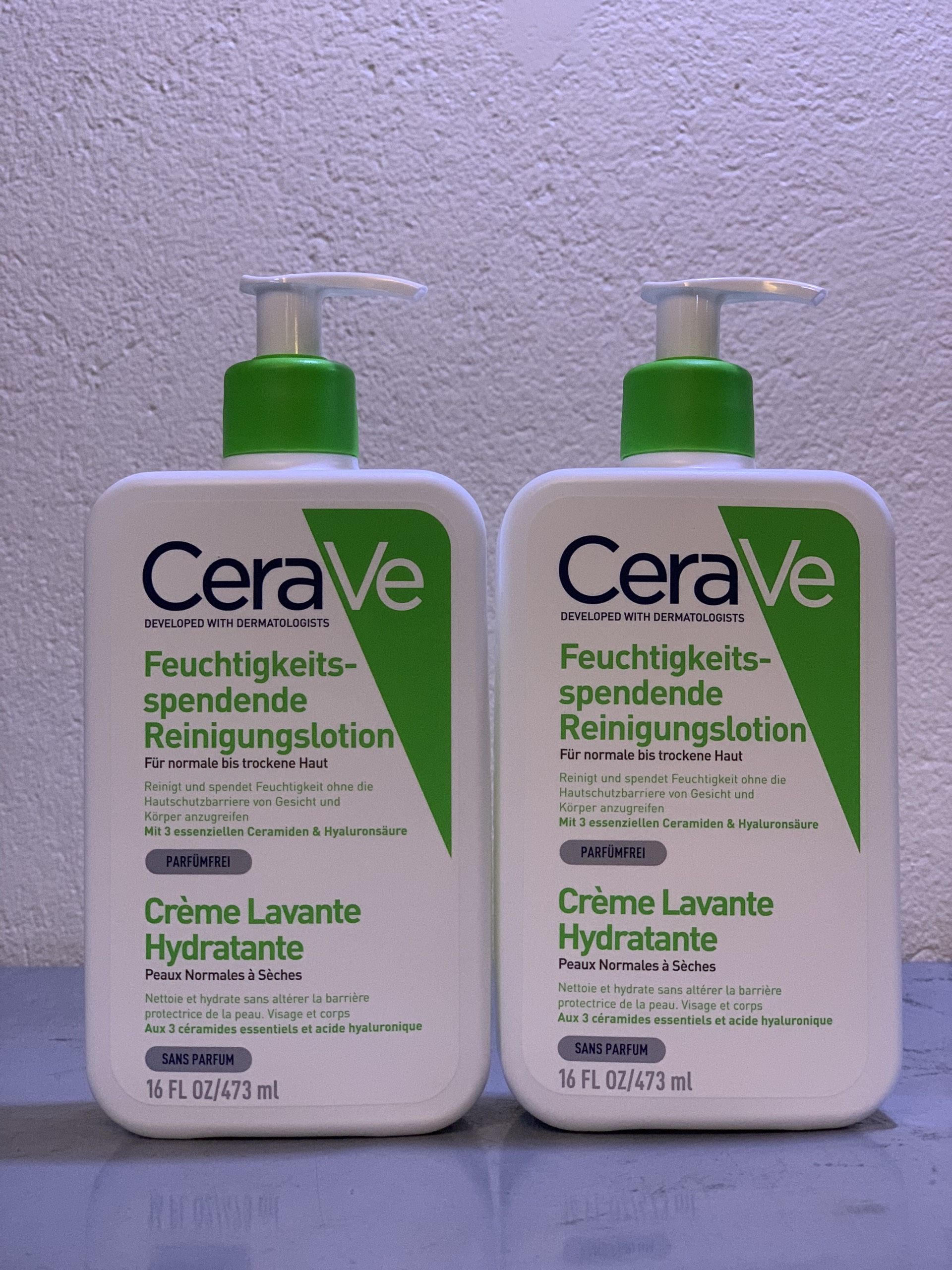 Sữa rửa mặt Cerave da khô xanh lá 473ml