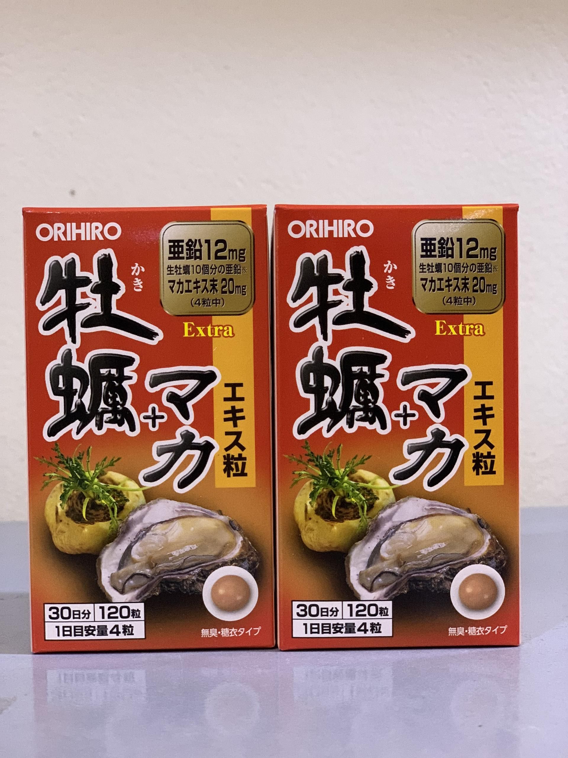 Viên uống tinh chất hàu tươi maca tăng cường sinh lý Orihiro 120 viên(T24)
