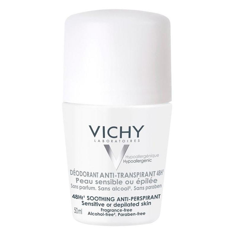 Lăn khử mùi Vichy Deodorant 50ml nắp trắng 324