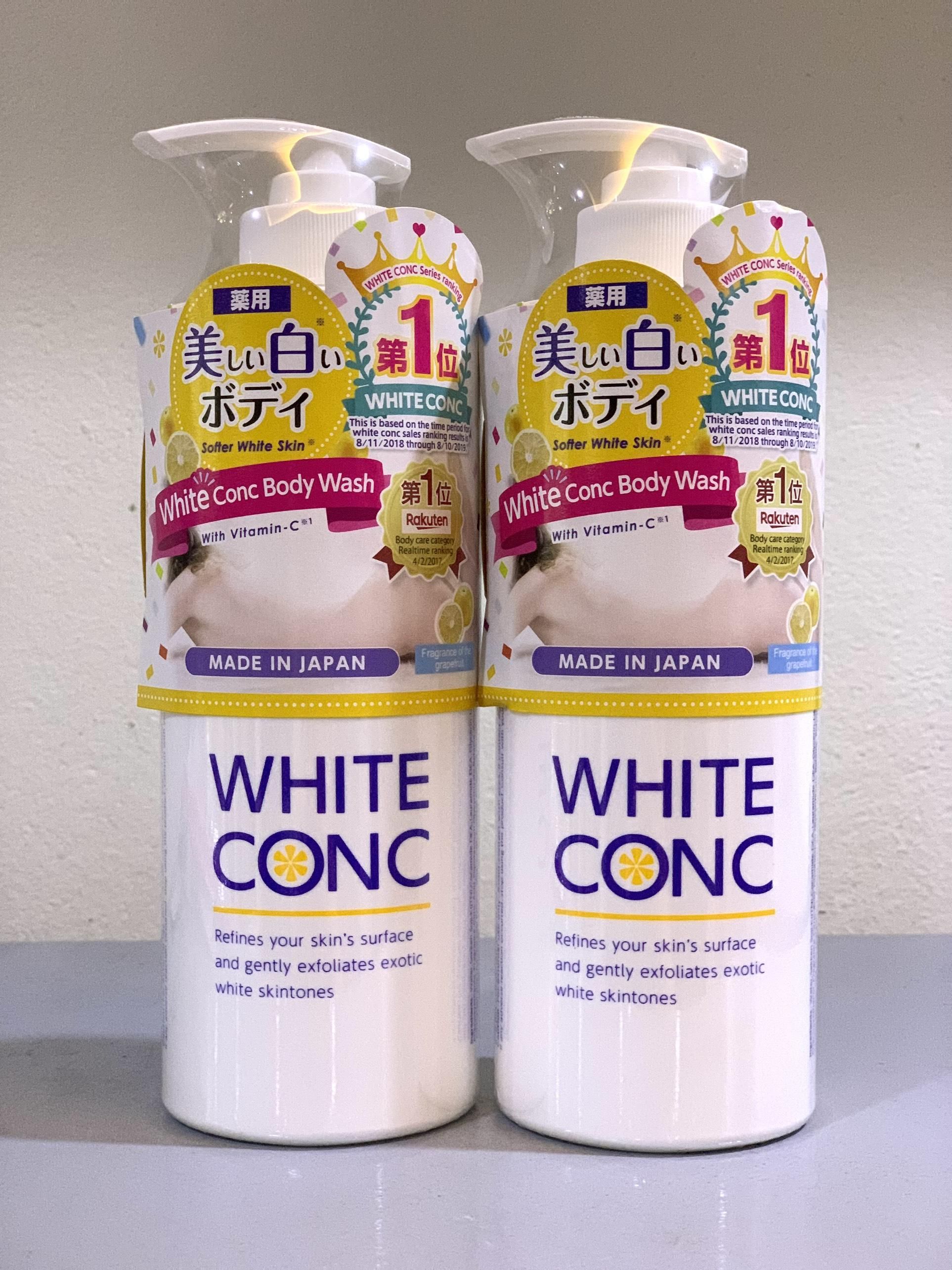 Sữa tắm trắng da White Conc Body Shampoo 600ml