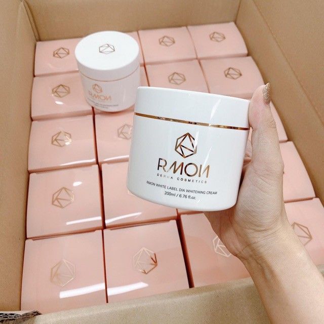 Kem dưỡng trắng da body tế bào gốc Rmon White Label Dia Whitening Cream 200ml