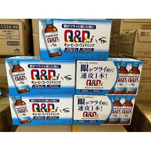 Nước uống bổ mắt QP kowa 100ml /10 lọ
