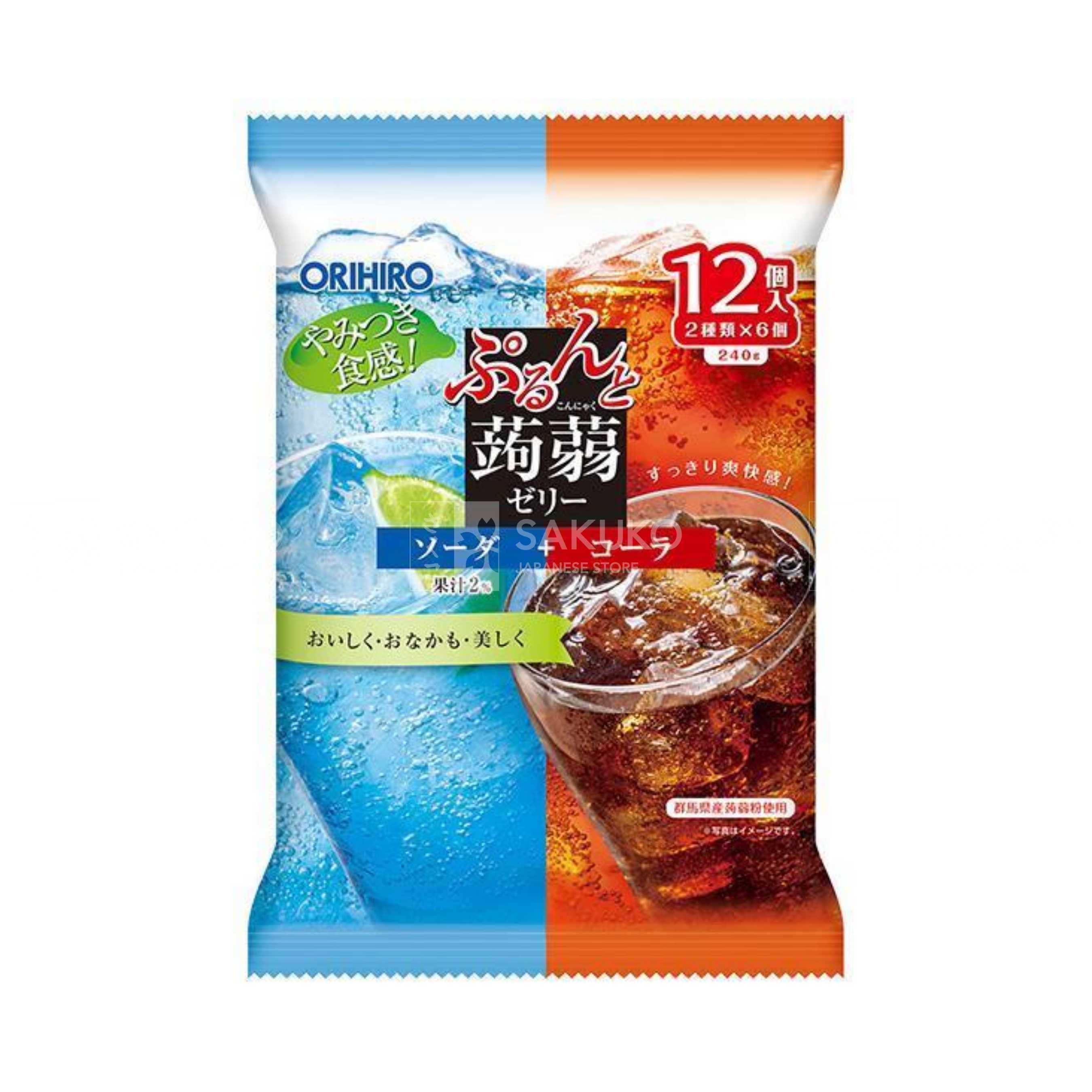 Thạch Orihiro vị soda và coca 240g