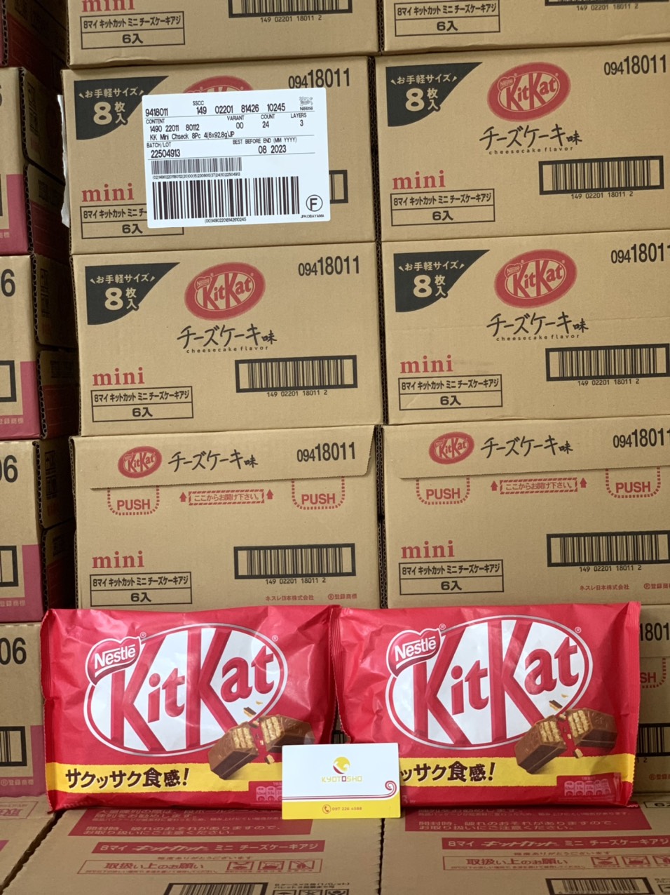 Bánh Kitkat vị Chocolate 13 cái(T24)