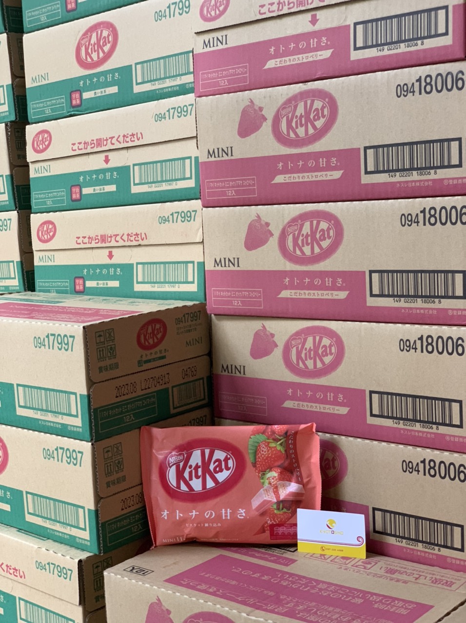 Bánh Kitkat Mini Chocolate Dâu 11 Miếng(T24)