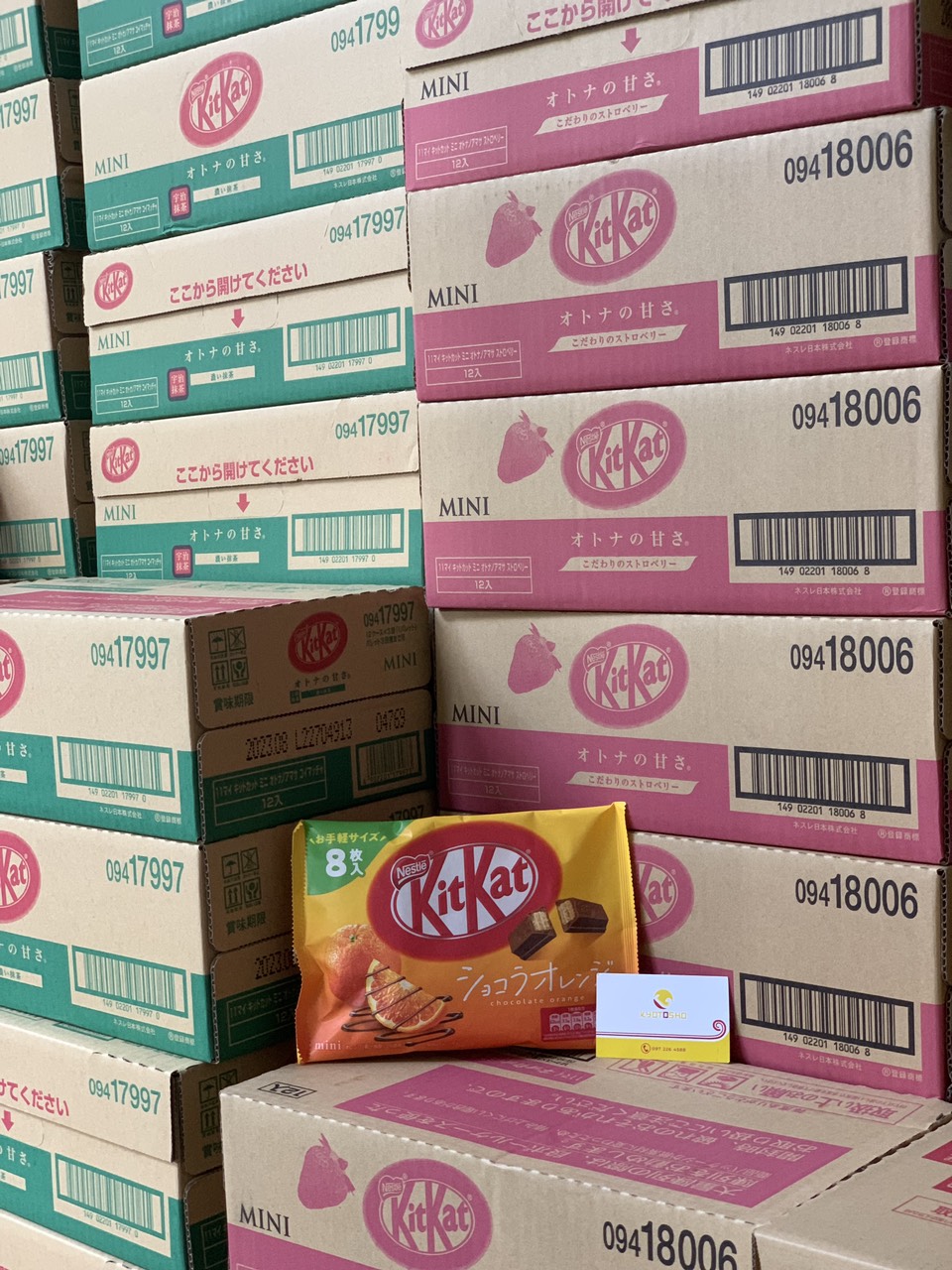 Bánh Kitkat mini vị cam socola 8c(T24)