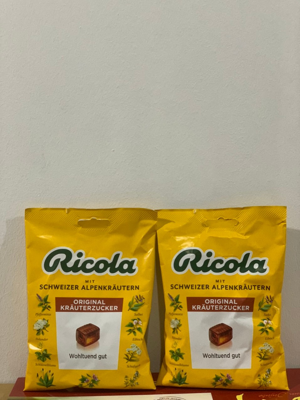 Kẹo ngậm ho Ricola gói 75g