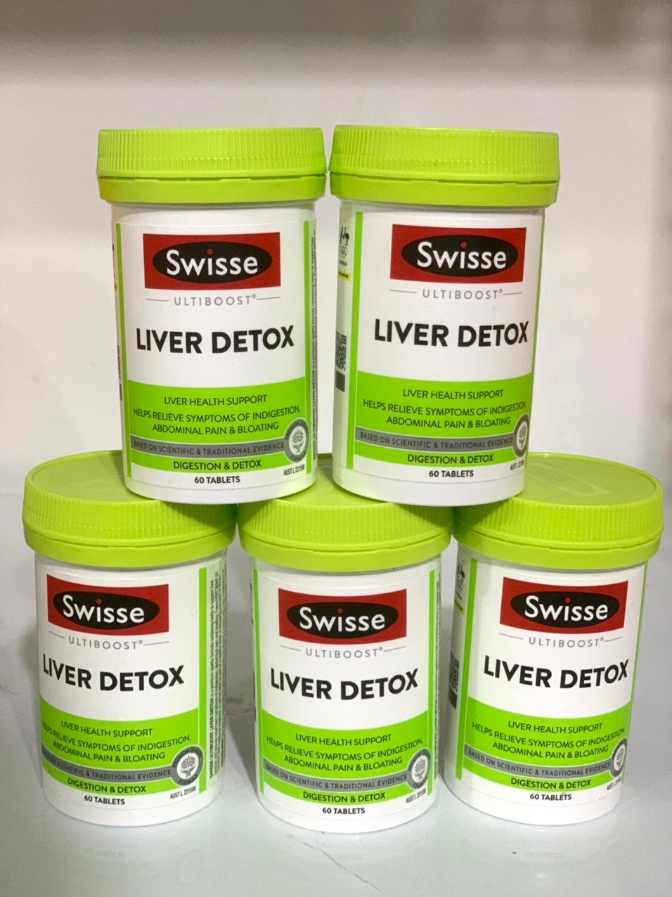 Viên uống thải độc gan Swisse Liver Detox 60 viên(Úc)