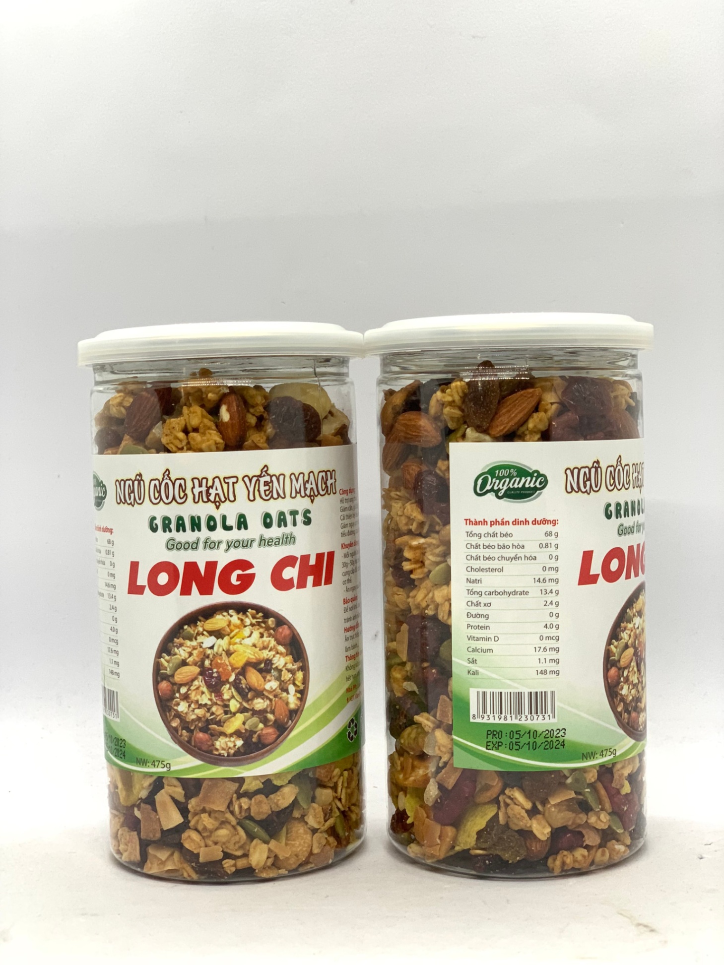 Ngũ cốc hạt yến mạch Granola Oats 475g